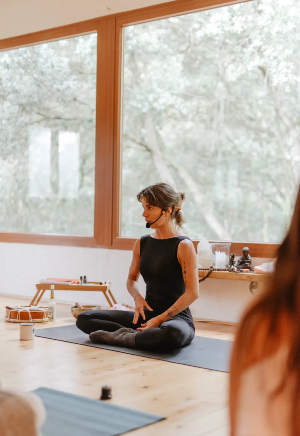 Yoga session