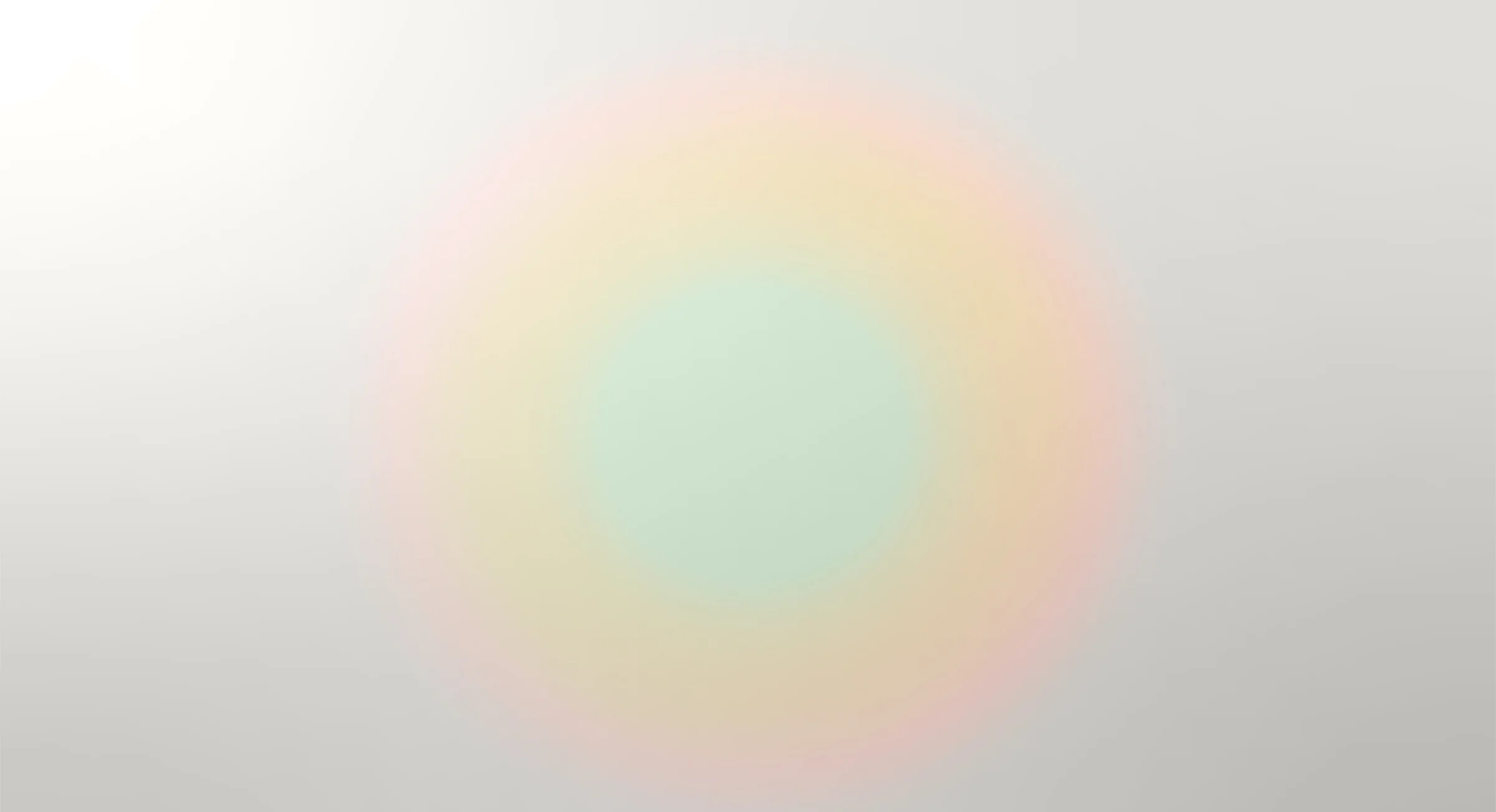 Soft aura gradient in sage, gold and blush