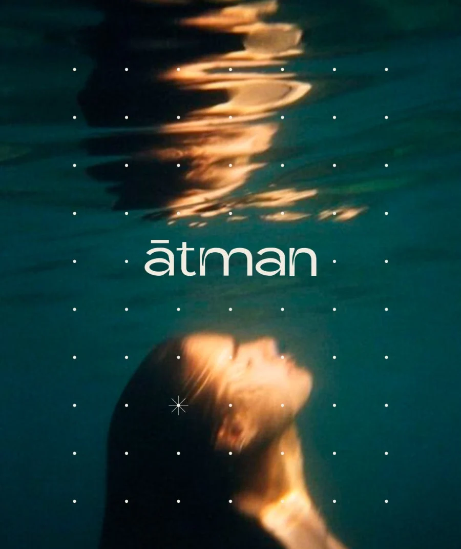 Brand identity by Ari Saso for Atman Holistic Beauty Center